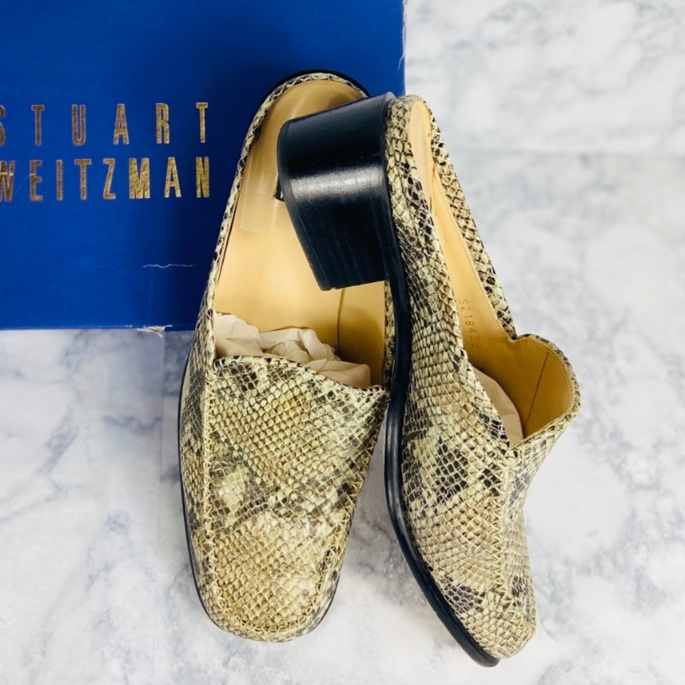 Stuart Weitzman Animal Print Mule: Size 8.5B - Picture 3 of 8